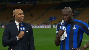 Romelu Lukaku y Thierry Henry compartieron unas lindas palabras el uno para el otro durante una entrevista