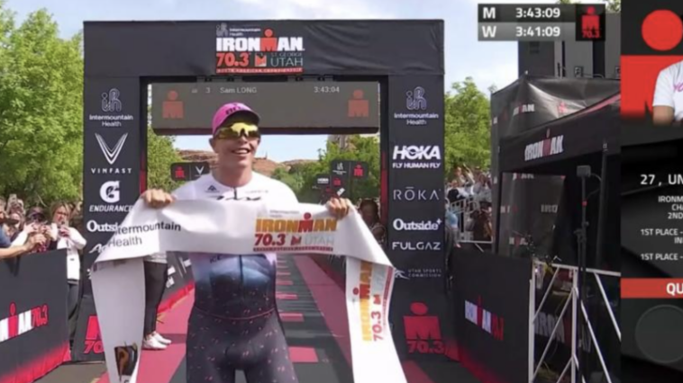 Sam Long y Jeanni Metzler ganan el Ironman 70.3 St. George - Triatlón Hoy