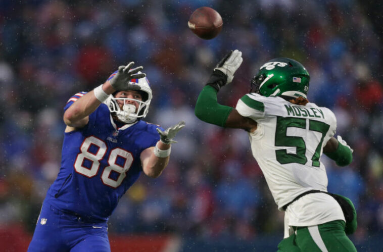 Dawson Knox, Buffalo Bills, CJ Mosley, Jets de Nueva York.