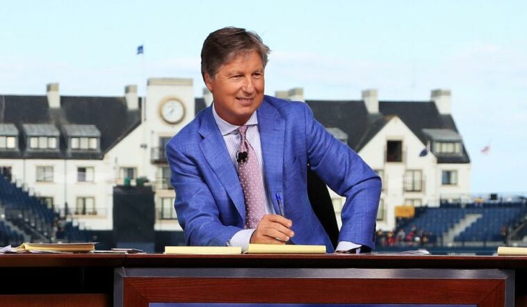 El analista de Golf Channel/NBC, Brandel Chamblee, disfrutó de un momento mágico con su esposa Bailey el domingo en el TPC Sawgrass.