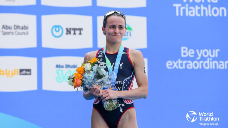 Taylor Spivey - podio de WTCS Abu Dhabi 2023 (tercero)