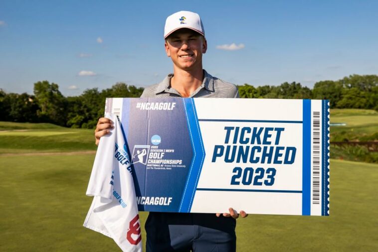 La temporada de primer año de Will King con Kansas Golf lo ha visto llegar al evento de campeonato de la NCAA en 2023.