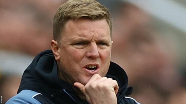 El entrenador del Newcastle United, Eddie Howe.