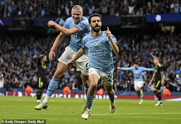 El Manchester City goleó al Real Madrid para reservar su pase a la final de la Champions