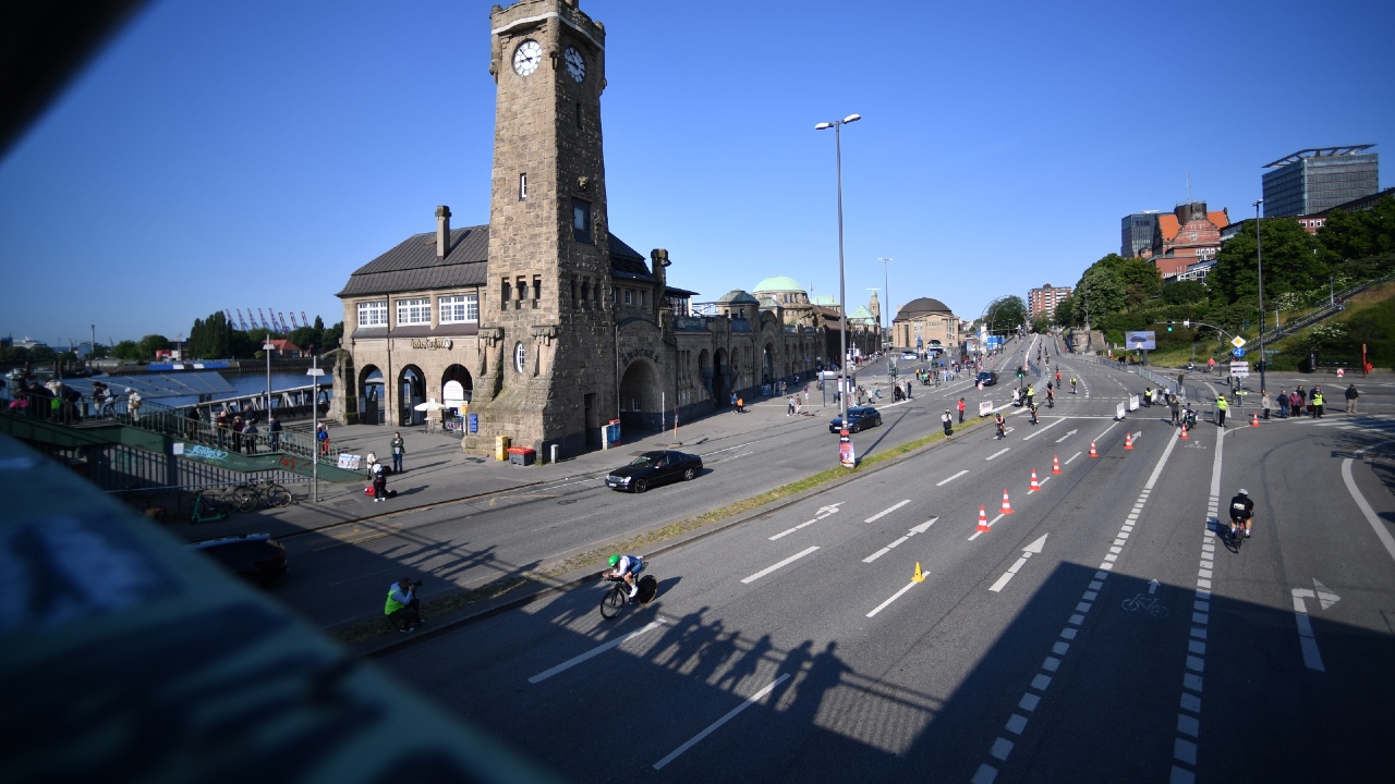 Curso ciclista IRONMAN Hamburgo 2023 Crédito de la foto Getty Images para IRONMAN