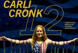 Carli Cronk, poseedora del récord mundial de personas sordas, se compromete con Notre Dame con Team Leading Times