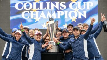 Ceremonia de premiación de la Copa Collins 1 2022 crédito de foto PTO