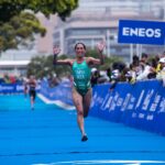 Rosa Maria Tapia Yokohama 2023 termina recta [Photo credit: World Triathlon / Tommy Zaferes]