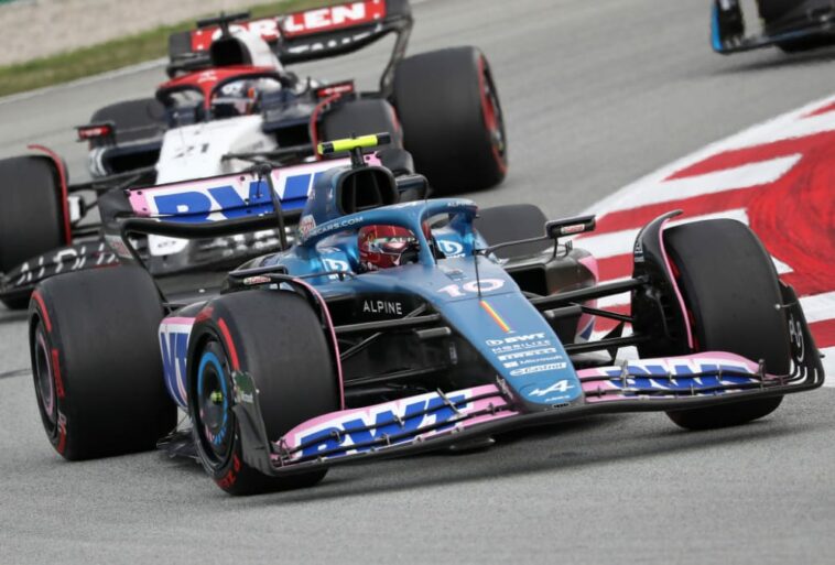 Pierre Gasly, Alpine/Renault 78, durante la carrera del Gran Premio de España de Fórmula 1 AWS, celebrada en el