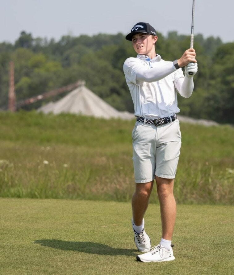 Blades Brown, un joven de 16 años de Brentwood, tiene la oportunidad de convertirse en el ganador más joven del Campeonato Abierto de Golf del Estado de Tennessee que se juega en GreyStone en Dickson.  Él es el líder de cara a la ronda final.