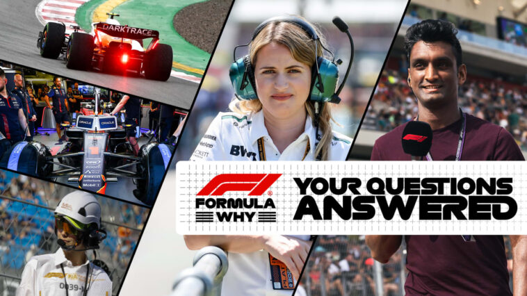 FÓRMULA POR QUÉ: estrategias socavadas, semáforos en rojo, trabajos en F1 y mucho más: sus preguntas de "por qué" respondidas