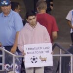 Un hincha quedó decepcionado luego de viajar 1,200 millas para ver a Lionel Messi, quien no jugó