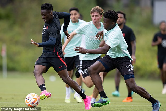 Folarin Balogun participó en su primera sesión de práctica con el USMNT en California, el miércoles