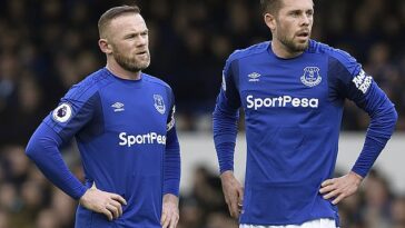 Según los informes, Gylfi Sigurdsson (derecha) se vinculará con su ex compañero de equipo del Everton Wayne Rooney (izquierda) en el equipo DC United de la Major League Soccer.