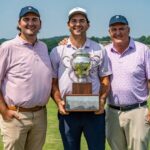 Cuarenta años después de que su padre, Bob Wolcott, a la derecha, ganara el Tennessee State Open, Hunter Wolcott fue el jueves el torneo anual número 74 en GreyStone y su hermano Ben, a la izquierda, terminó segundo.