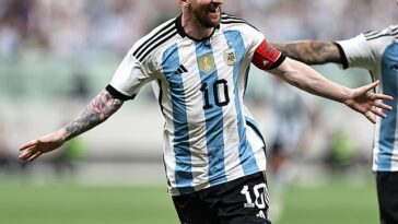 Lionel Messi anotó a los 79 segundos para Argentina contra los Socceroos el jueves pasado