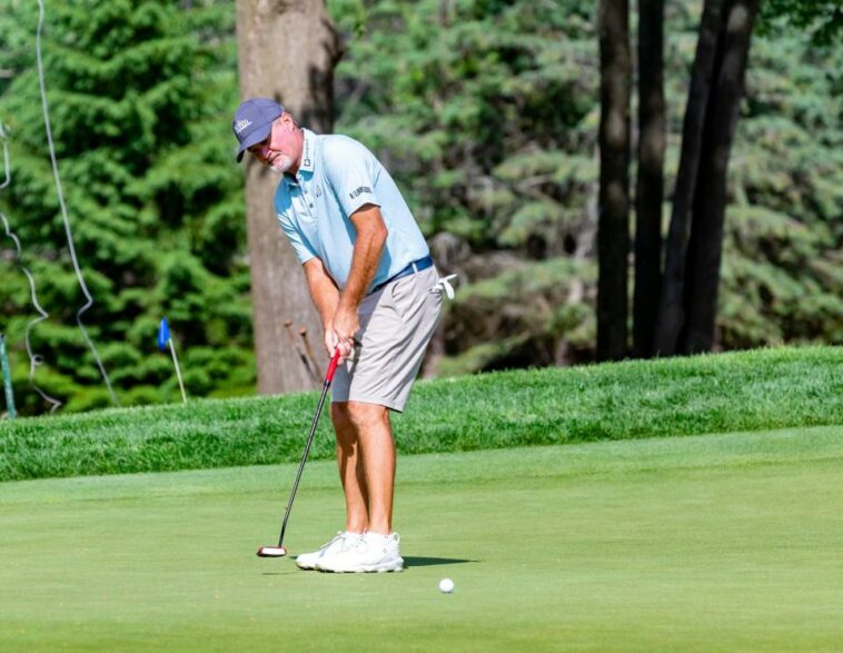 Jerry Kelly, de Wisconsin, no había estado en SentryWorld en casi cuatro décadas.  'Este campo de golf es increíble'