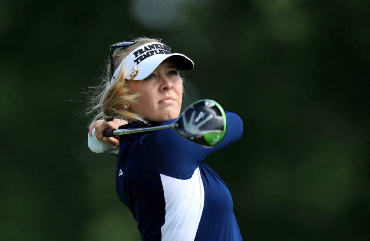 Jessica Korda, una de las tres jugadoras exentas que se retiraron del US Women's Open 2023 en Pebble Beach