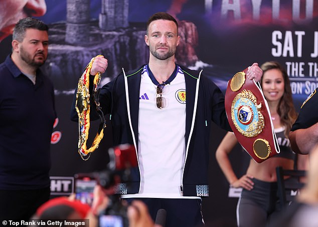 Josh Taylor se veía en excelente forma antes del enfrentamiento por el título del sábado en el Madison Square Arena