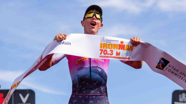 Sam Long gana el IRONMAN 70.3 St George 2023 [Photo credit: Jacob Kupferman / Getty Images for IRONMAN]