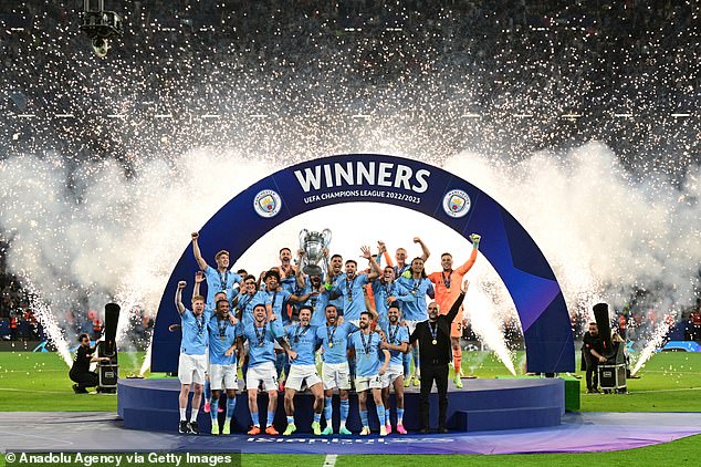 Siete estrellas del Manchester City figuran en el equipo de la UEFA de la Champions League esta temporada