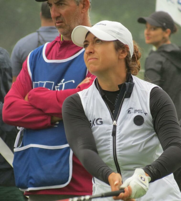 Marina Alex durante la segunda ronda del 69º Campeonato PGA Femenino KPMG en Baltusrol GC en Springfield, NJ el viernes 23 de junio de 2023.