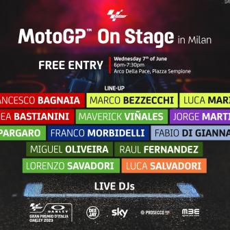 MotoGP™ On Stage en Milán: ¡únete a nosotros para un espectáculo como ningún otro!