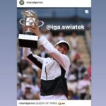 Novak Djokovic felicita a Iga Swiatek, Karolina Muchova