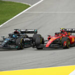 BARCELONA, ESPAÑA - 4 DE JUNIO: George Russell de Gran Bretaña conduciendo el (63) Mercedes AMG Petronas