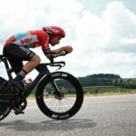 Nueva bicicleta de contrarreloj Ridley vista en Dauphine TT