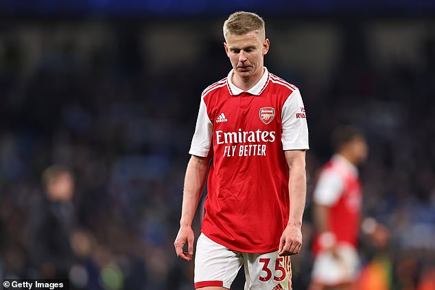 Oleksandr Zinchenko ha enfadado a los aficionados del Arsenal tras publicar un mensaje de felicitación al Manchester City