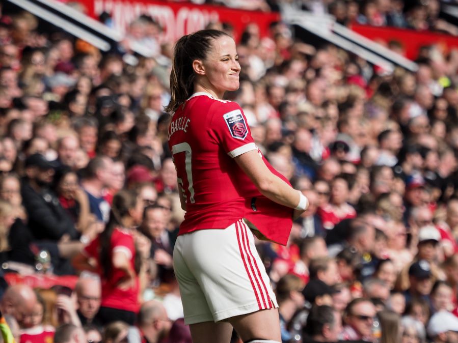 Manchester United Women play at Old Trafford