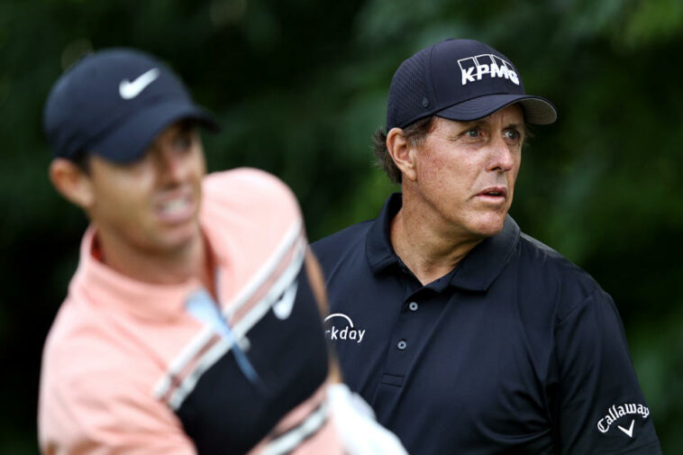 Phil Mickelson le dispara a Rory McIlroy en Twitter, afirmando que ningún equipo de LIV lo querría debido a sus 'bs'