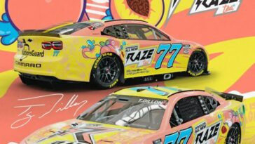 Patrocinio de Ty Dillon RAZE Energy Patrocinadores de NASCAR Spire Motorsports