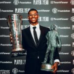 Marcus Rashford ganó el premio Sir Matt Busby al Jugador de la Temporada de Man United esta semana