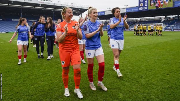 Portsmouth dice que la nueva inversión en mujeres de Pompey les permitirá ofrecer a los jugadores contratos semiprofesionales.