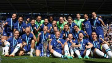 Chelsea celebra ganar la WSL por cuarta temporada consecutiva
