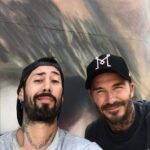 Maximiliano Bagnasco está creando un mural de Lionel Messi en Miami con la ayuda de David Beckham