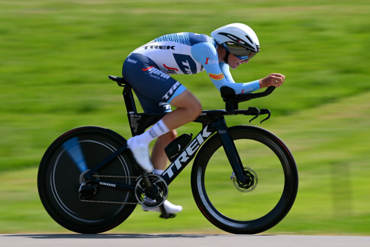 Baloise Ladies Tour: Lucinda Brand toma el liderato de la carrera con la victoria en la contrarreloj de la etapa 3b