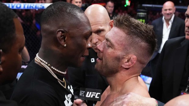 Dana White se encoge de hombros ante la diatriba de Israel Adesanya en el octágono en Dricus du Plessis