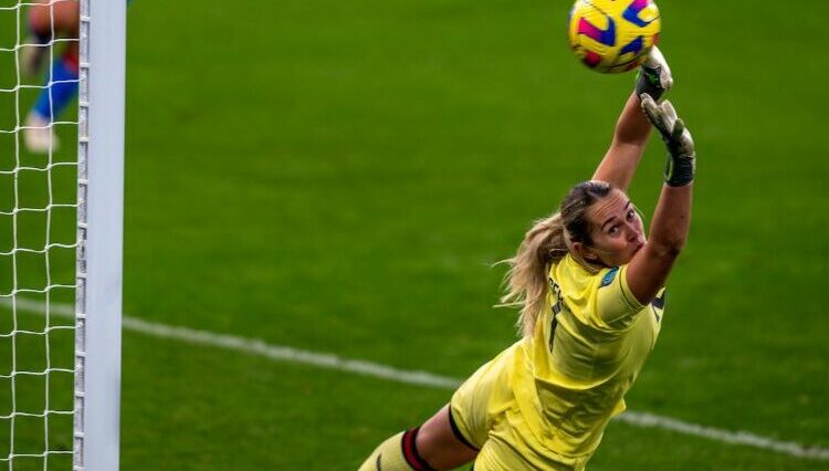 Charlton Athletic goalkeeper Sian Rogers