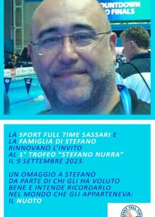 Il 1° Trofeo Stefano Nurra Si Svolgerà A Sassari Il 9 Settembre