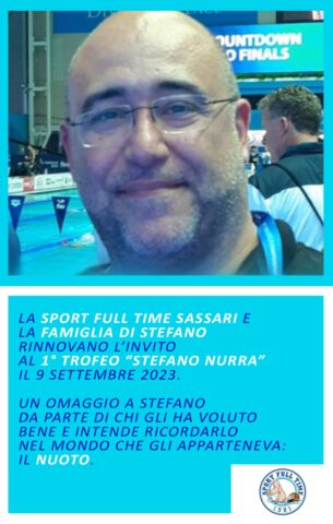 Il 1° Trofeo Stefano Nurra Si Svolgerà A Sassari Il 9 Settembre