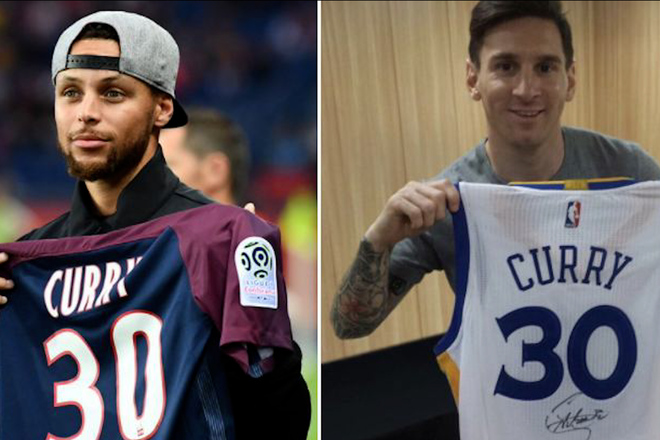 La singular relación entre Messi y Steph Curry