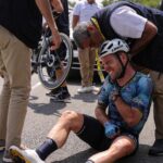 Mark Cavendish abandona el Tour de Francia tras accidente en la etapa 8