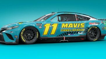 Denny Hamlin Copa NASCAR Mavis Neumáticos Frenos Joe Gibbs Carreras Copa NASCAR
