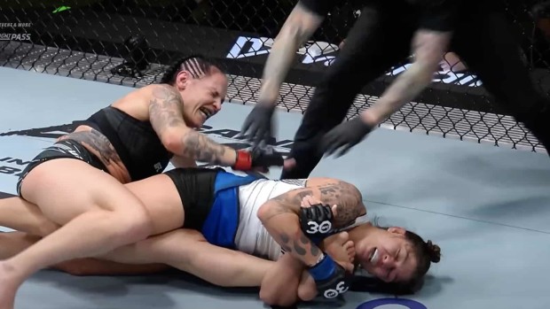 Mira a Mayra Bueno Silva acabar con Lina Lansberg |  video de pelea de ufc