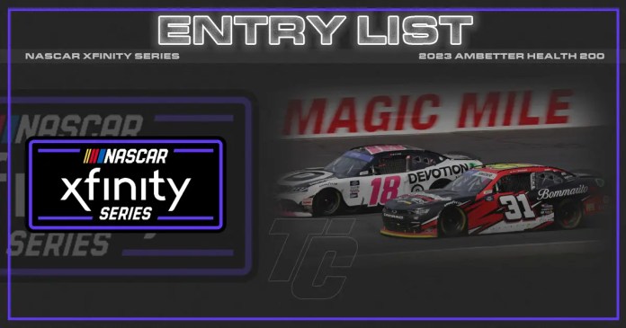 Lista de participantes de NASCAR Xfinity Lista de participantes de NASCAR Xfinity AmBetter Health 200 Lista de participantes de Xfinity New Hampshire 2023