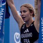 Cassandre Beaugrand gana el WTCS Hamburgo 2023 Crédito de la foto: World Triathlon