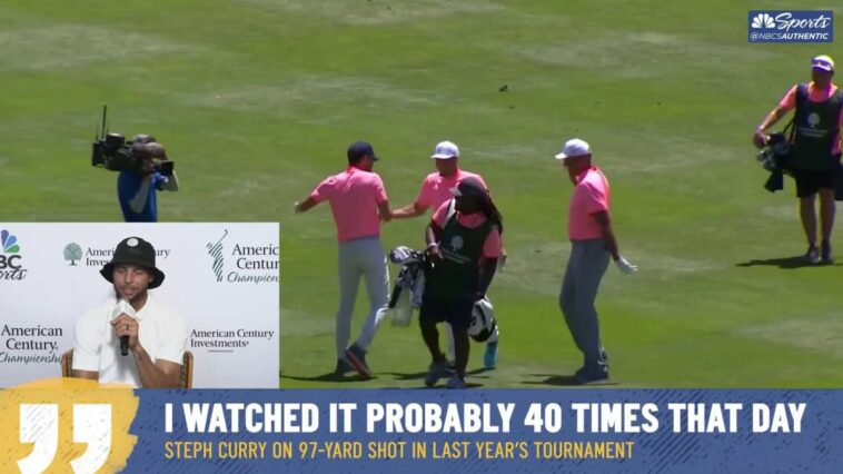 Steph admite hilarantemente que vio su propio resumen de golf 40 veces en un día